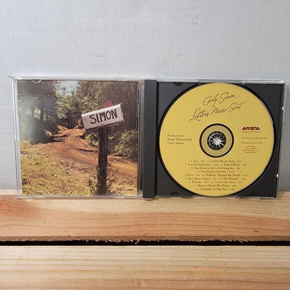 CD Carly Simon - Letters Never Sent - Picture 2 of 6